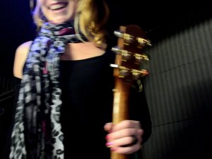 Heather Waters  and Simon Harriyott at Uckfield FM, East Sussex, UK.  September 2012
