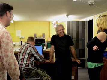 Heather Waters  and Simon Harriyott at Uckfield FM, East Sussex, UK.  September 2012