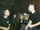 Drummer and Guitar Player chatting