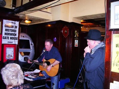 Live in the Gatehouse Norwich on harp with Paul Pullin
