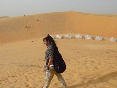 In the desert- Senegal, West Africa