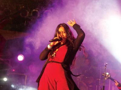 Tritha performing in Ziro Festival 2012, Arunachal Pradesh