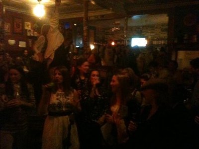 Funky Johnson crowd at the Mothetloaded Tavern