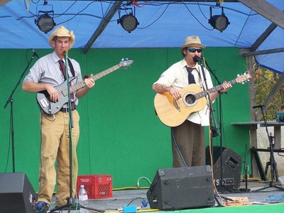 with coy dog at the 1st Riverstomp (2010)