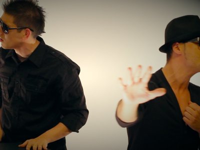 Parte de la primera sesión de tomas de nuestro video, Mujer