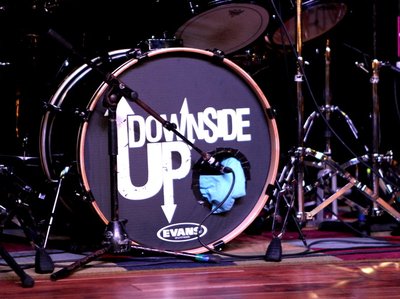 Downside Up Bass Drum Logo