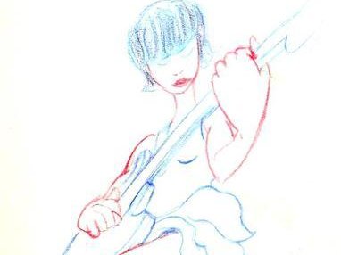 Caught on drawing by Cory Key's