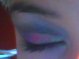 Rainbow eyeshadow :D 