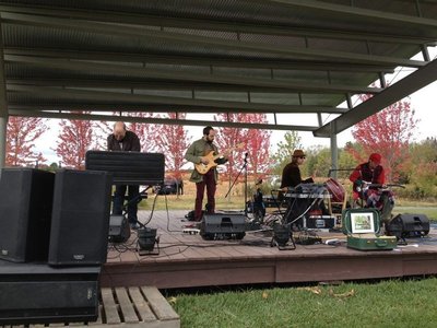Bryan with Eclectic Ensemble at Franconia Sculpture Park - 09/22/12