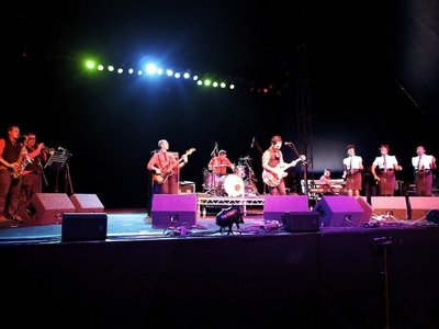 The Big band opening for Van Morrison in East Belfast Arts Festival September 2012