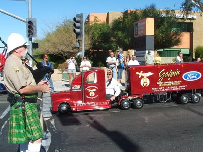 El Zaribah Shriner's "Mini-Car" at the Lake Havasu City Parade