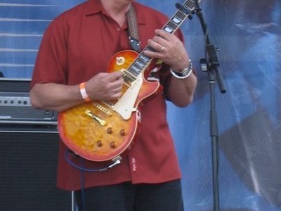 Roger Edsall at the Western MD Blues Fest