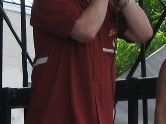 Roger Edsall at the Western MD Blues Fest