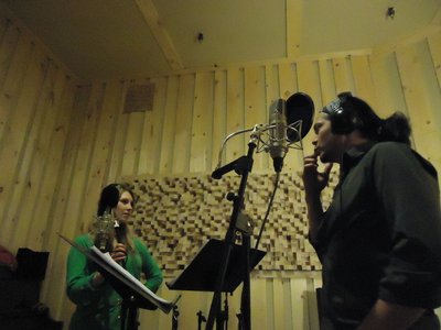 Andrew and Sarah doin vocals 