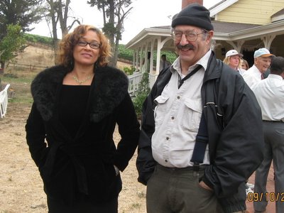 Emy and Larry at Tyson's wedding.
