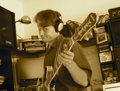 Patrick in studio and giving "the look."