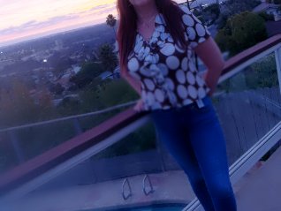 sunset on our deck