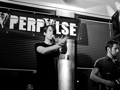 Performing live with one of my groups 'Superpulse'