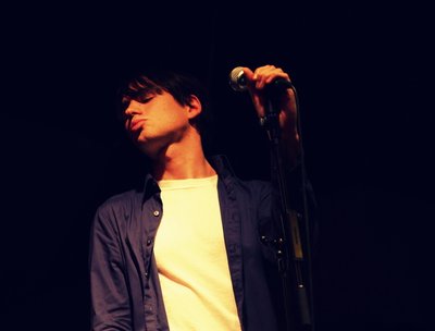 Performing live.