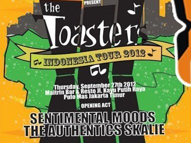 The Toasters Indonesia Tour 2012 Live In Jakarta 27-09-2012 poster