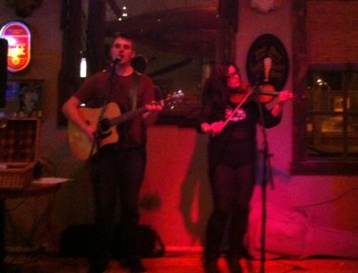 Micah and Delia at Rumrunners in Coleman AB