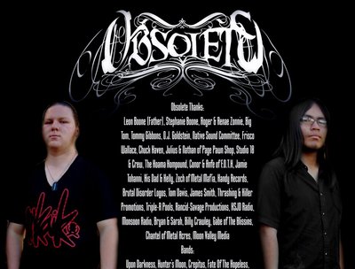 "Thank you" page in our EP Booklet!