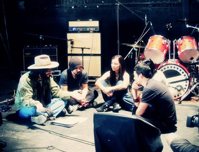 Recording with Don Was