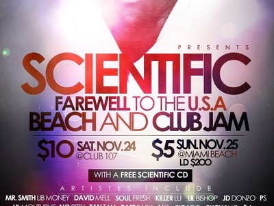 Scientific Farewell To The USA BEACH & CLUB JAM!!!