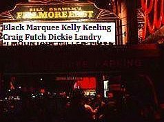 black marquee  bill grahams fillmore san fran