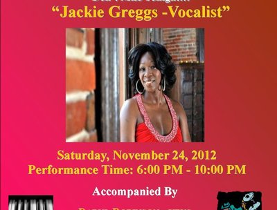 Jackie Greggs-Vocalist @Kelsey & Kim's Southern Soul Food Cafe