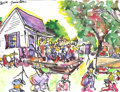 Jamie Calkin art; ROSSB at The Front Porch Bookstore in Winterville, GA