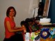Angie of "Stoneface Honey" in the KMUZ studio! 