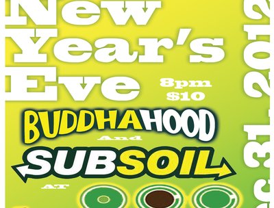 NYE! Monday, December 31st, 2012 w/ SubSoiL at Lovin' Cup!