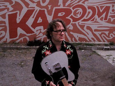 Sean Lally, The Highballers lead guitarist, in Cleveland, Ohio.