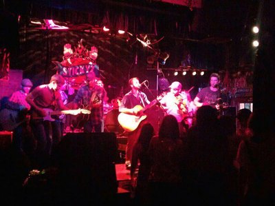 Us with the Trey Hawkins Band!