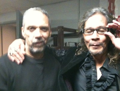 Me with Leon Hendrix, Jimi's brother (Backstage) at B-B King's