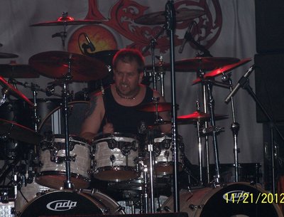 Nevin Cline on the drums...