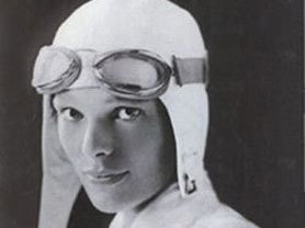 Amelia Earhart, soft silver wings