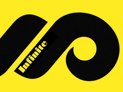 Infinite P Logo (Black & Yellow)