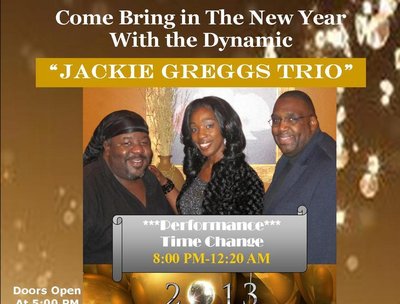 Jackie Greggs Trio New Years Eve @Tutto Fresco