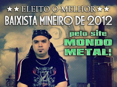 Filipe Duarte, escolhido pelo Mondo Metal como melhor baixista de 2012!