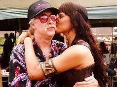 My friend Jeff"Stick" Davis on the set of Xena the Warrior Princess with Lucy Lawless in New Zealand