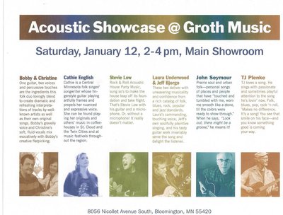 Groth Music Showcase