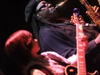 Jammin' with the BIG MAN himself, Clarence Clemons from Bruce Springsteen's E Street Band! 