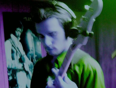 Chris Massie in studio 1/14/13 recording "Rambling"