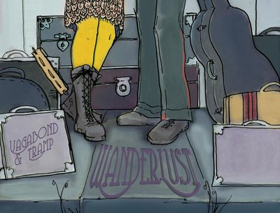 "Wanderlust" Cover art, by Patience Tumblesome.