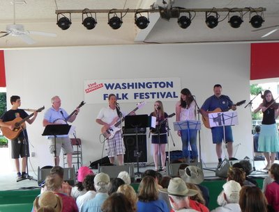 Loving our 2nd year at the Washington Folk Festival