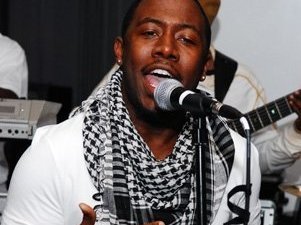 singing with Tre` Thomas @ "A Natural Contrast" CD Release