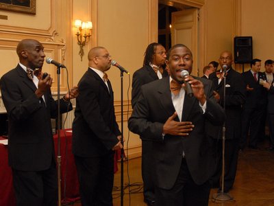 singing with Reverb @ The French Embassy