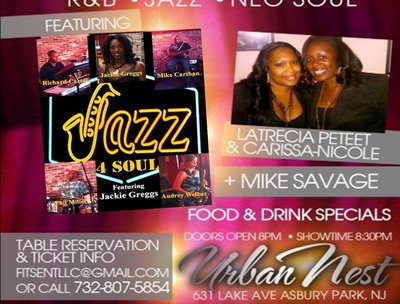 "JAZZ 4 SOUL featuring JACKIE GREGGS"